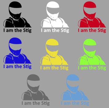 Preview: Aufkleber I am the Stig